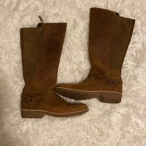 Brown Leather Teva Waterproof Boots
